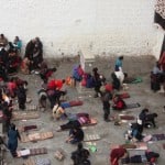 pilgrims in front of Jorkhang temple