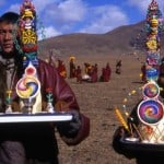 those were brought to the tent that monks giving special spiritual performance