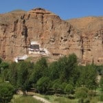 Xuan Kong tmeple the monastery is located near the highway that connect Xining & airport