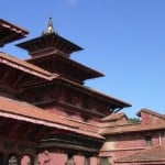 A roof top of Nepalese Palace