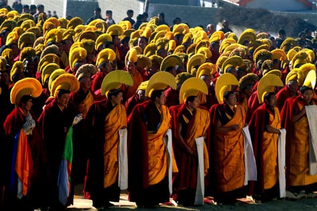 monks at monlam