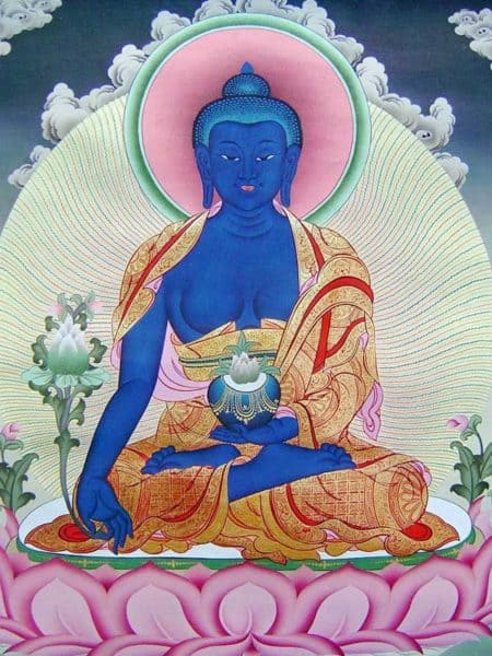 Bhaisajyaguru buddha icon