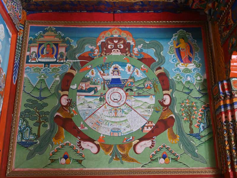 Duohe Monastery wall painting