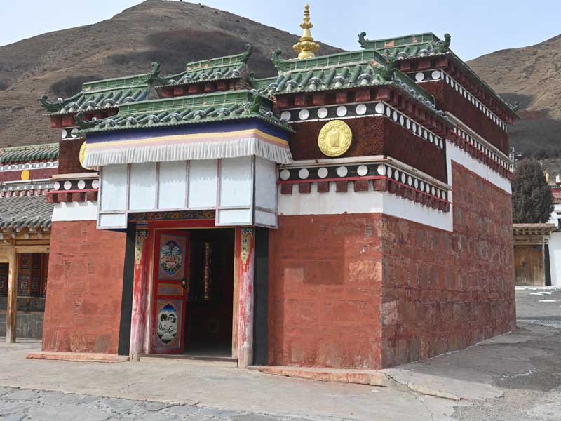 Duohe Monastery prayer wheel room
