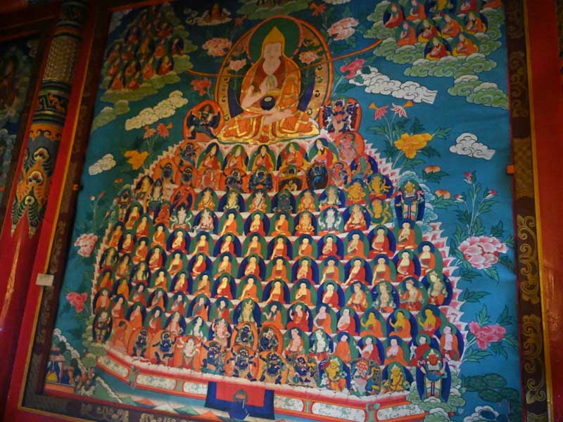 Dowa monastery wall painiting