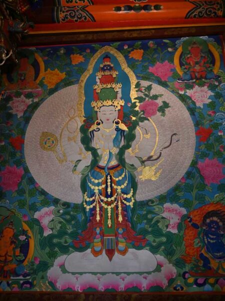 Dowa monastery Bodhisattva of Wisdom