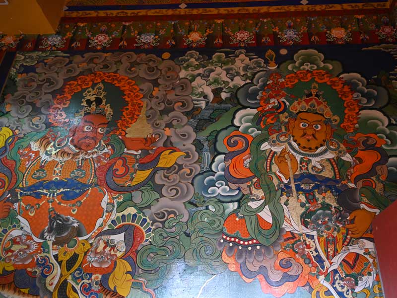 Drepung wall painting Heavenly king