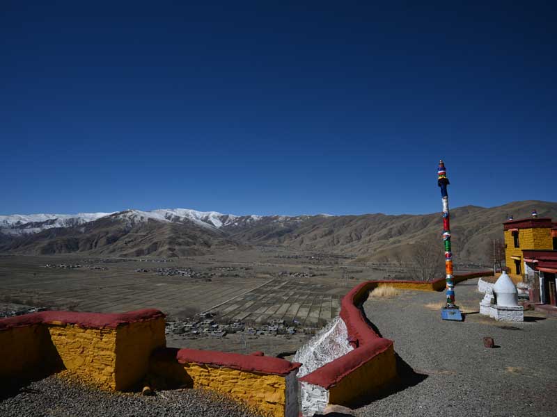 Dzongden Temple view