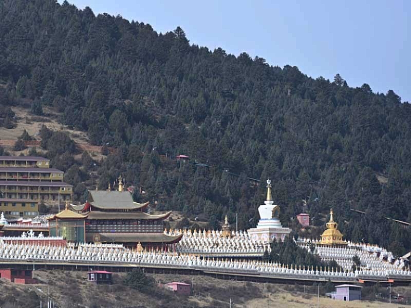 Ewam Monastery stupas