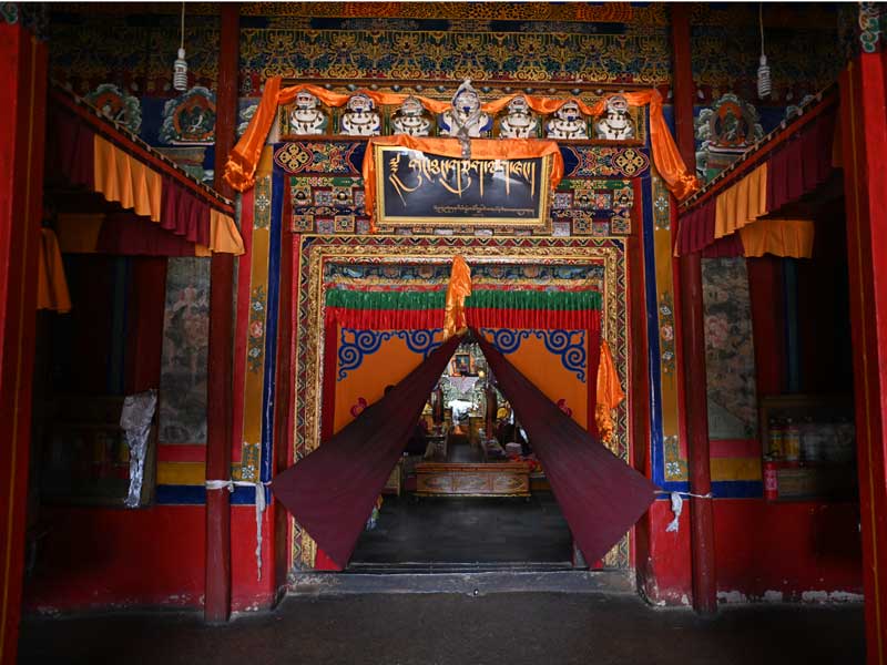 Gungtang Gonpa entrance