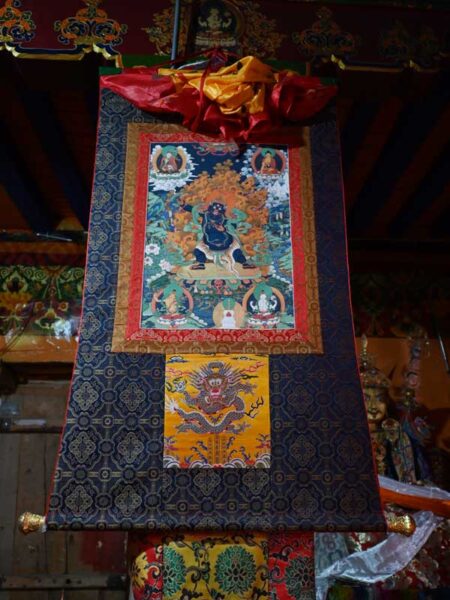 Jampaling mahakala thangkar