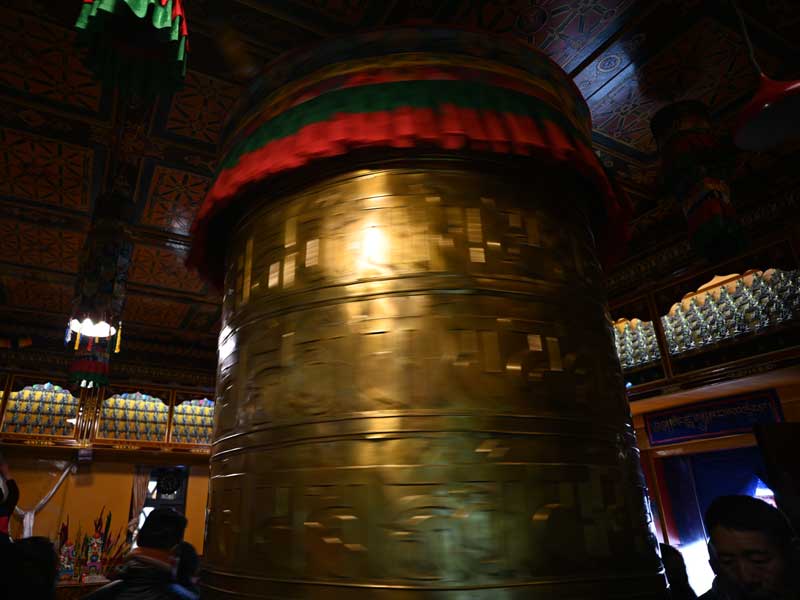 Mani prayer wheel