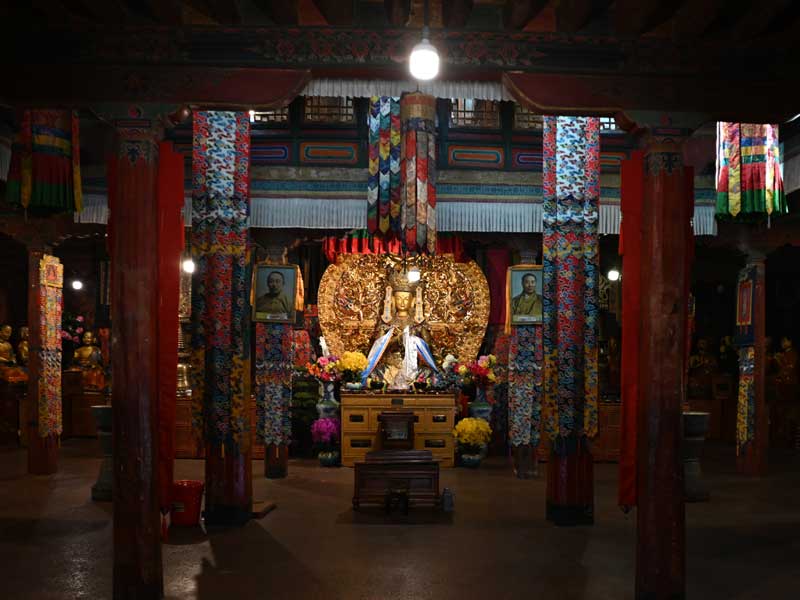 Mindrolling Sakyamuni hall