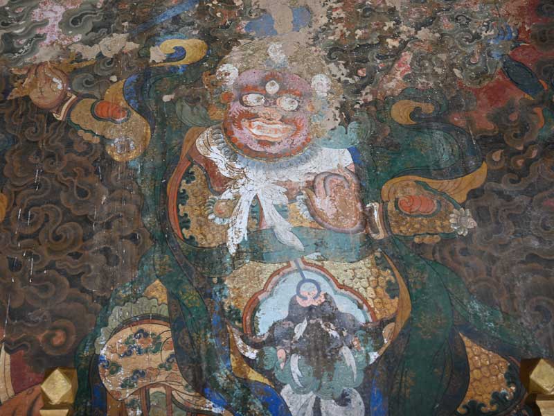 Nechung  old mural