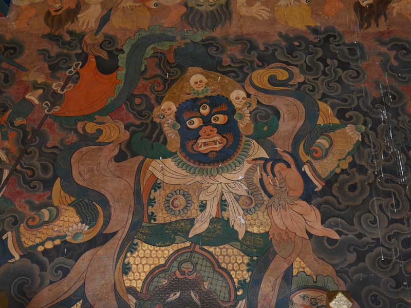 Nechung protector painting