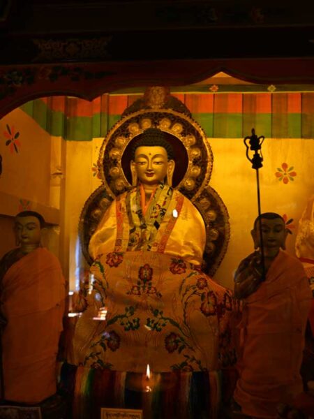 Sakyamuni and 2 disciples