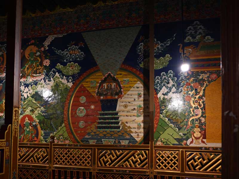 Ramoche mandala mural