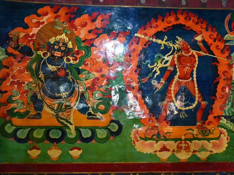 Shedrubling wall painting