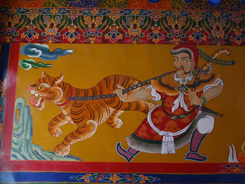 Mongolian tiger taming