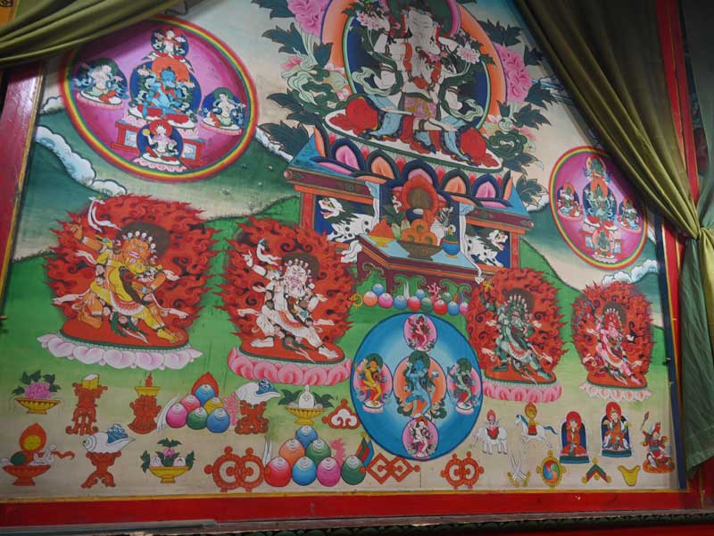 Tsangna Mnastery murals