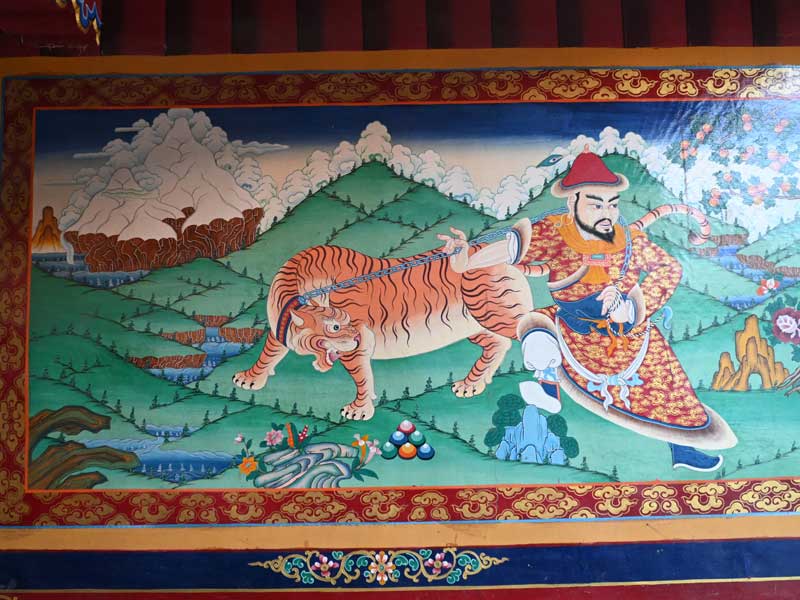Tsantang wall  painting