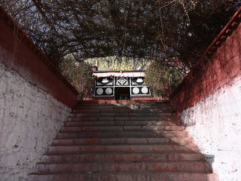 the stairs to the main hall
