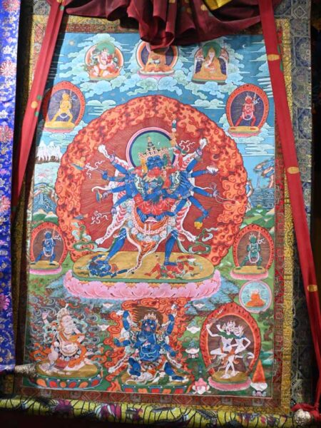 Tsetang monastery Thangka