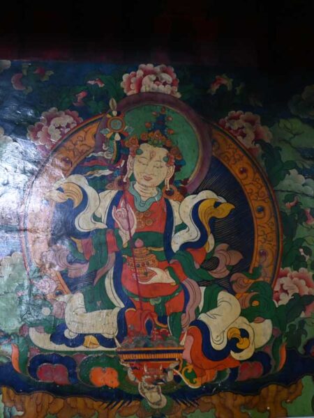 Tsetang monastery mural
