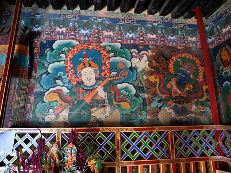 Tsetang monastery murals