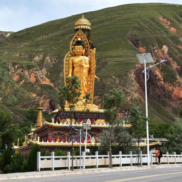 Wutun Monastery Buddha statue