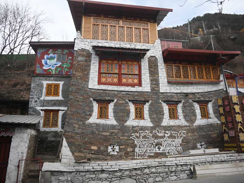 Xisuo Tibetan Village local villager's house