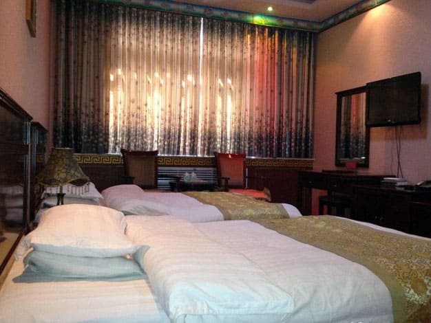 Hotel twin room