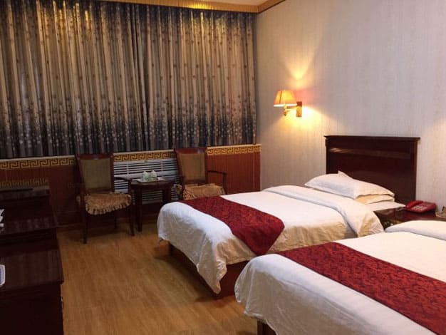 Hotel twin room