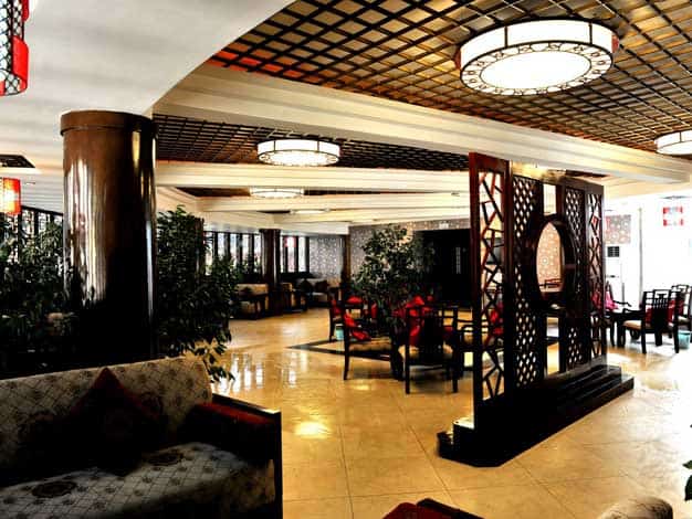 Hotel teahouse