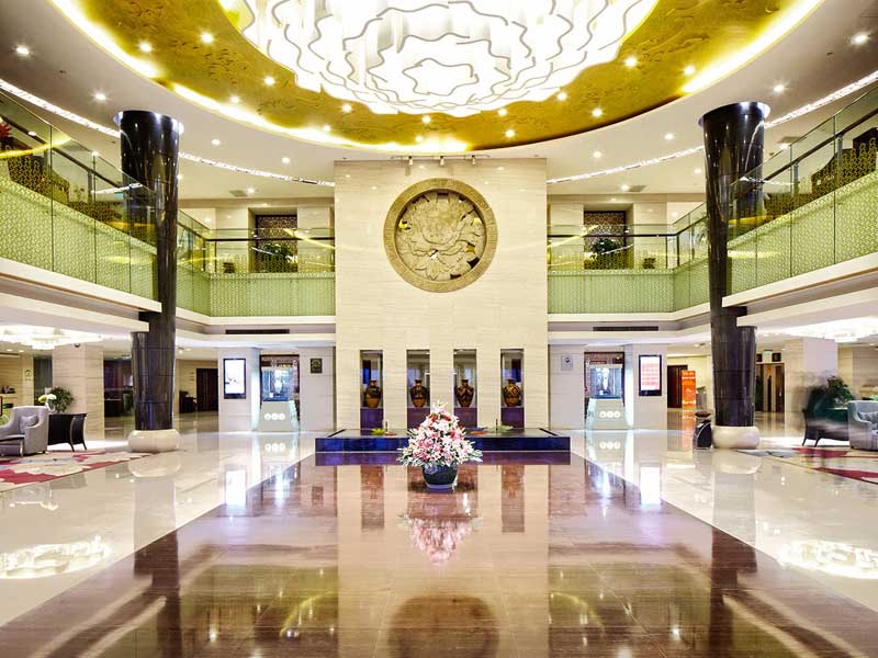 hotel lobby