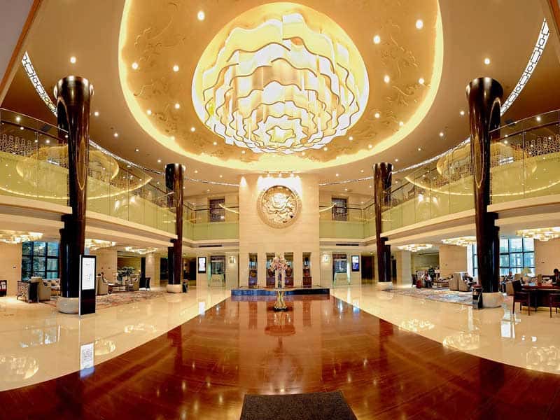 hotel lobby