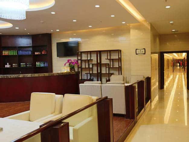 Hotel lobby bar